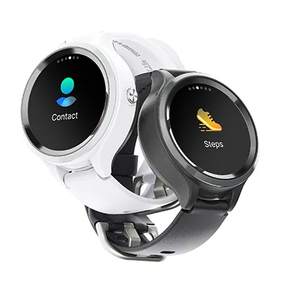 Steps & heart rate tracking with featured contacts