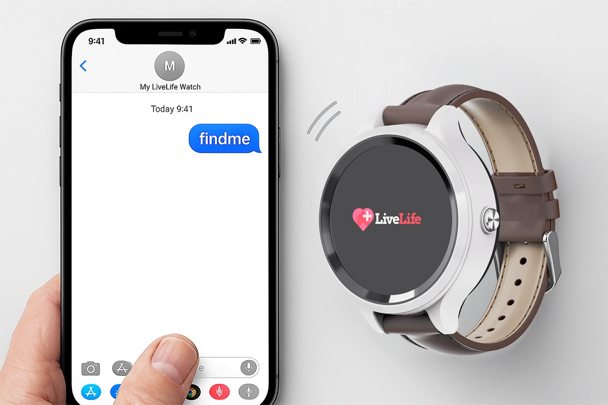 LiveLife Watch - Find My Watch Feature