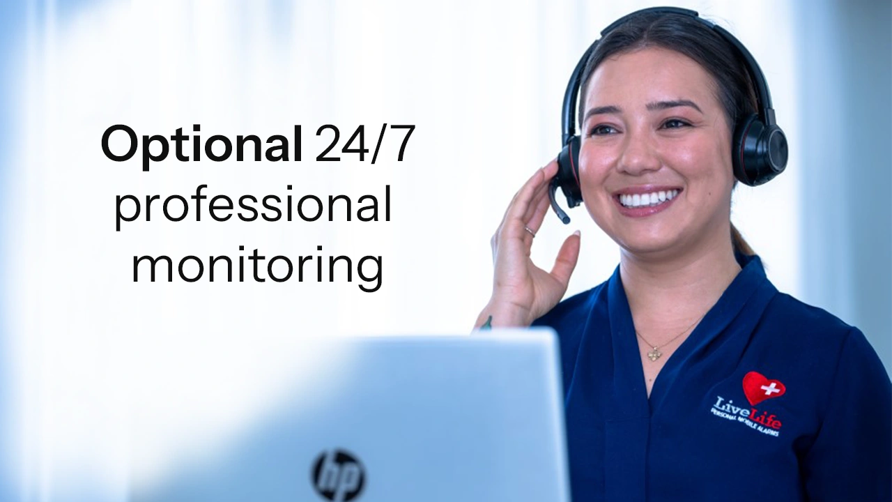 LiveLife alarm pendan with Two-way Audio