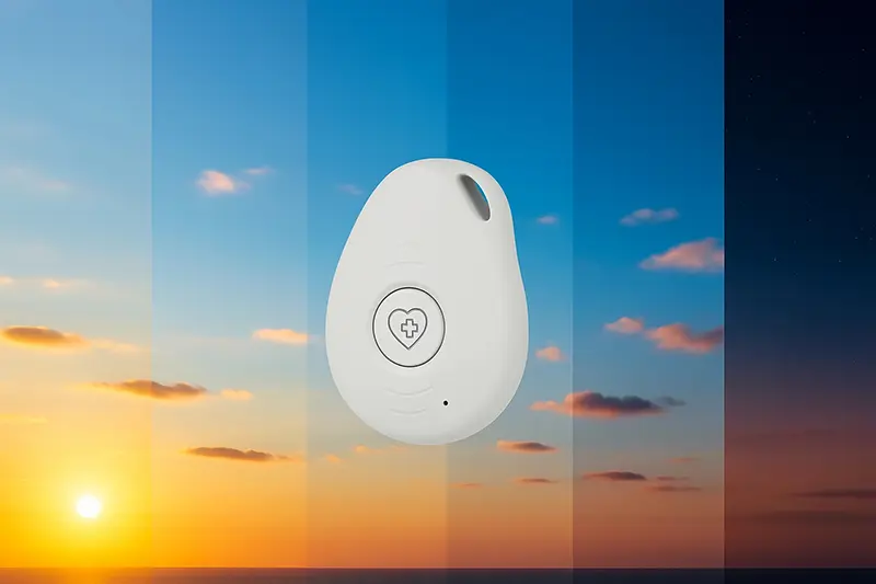 LiveLife alarm pendant with 5-Day Battery