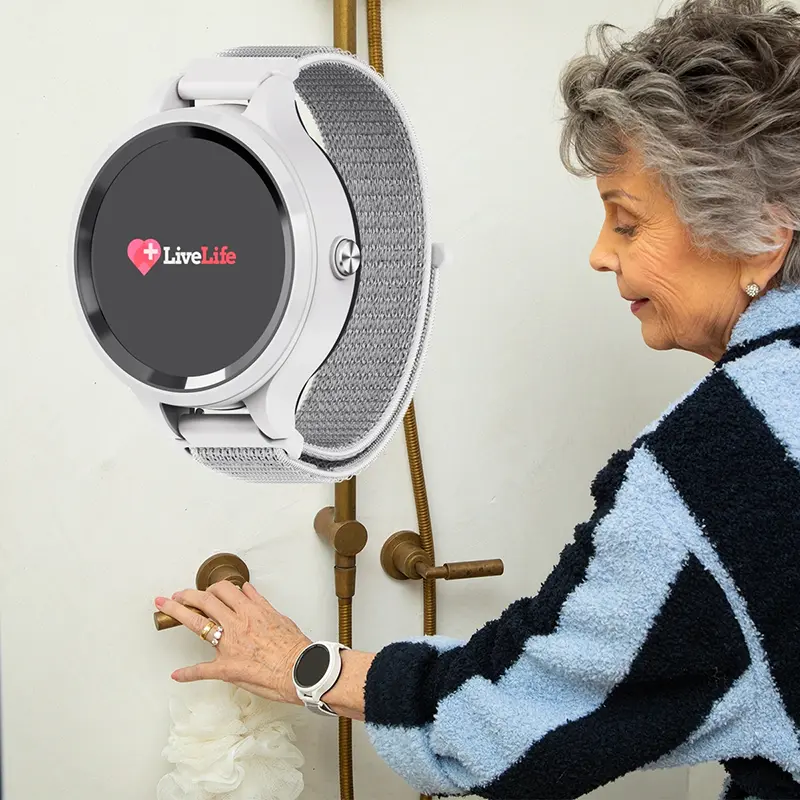 LiveLife Mobile Alarm Watch - Showerproof