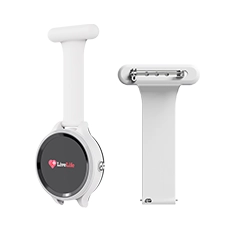 LiveLife Black watch with Brown Leather Bands