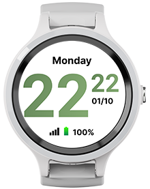 LiveLife Black watch with Brown Leather Bands